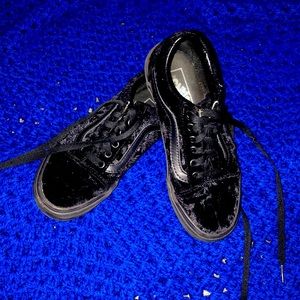 Vans velvet shoes